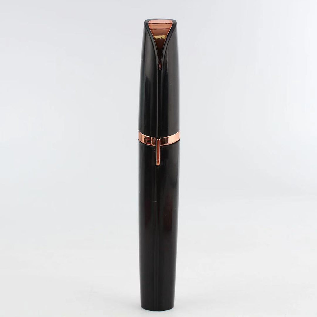 Black mini electric eyebrow trimmer