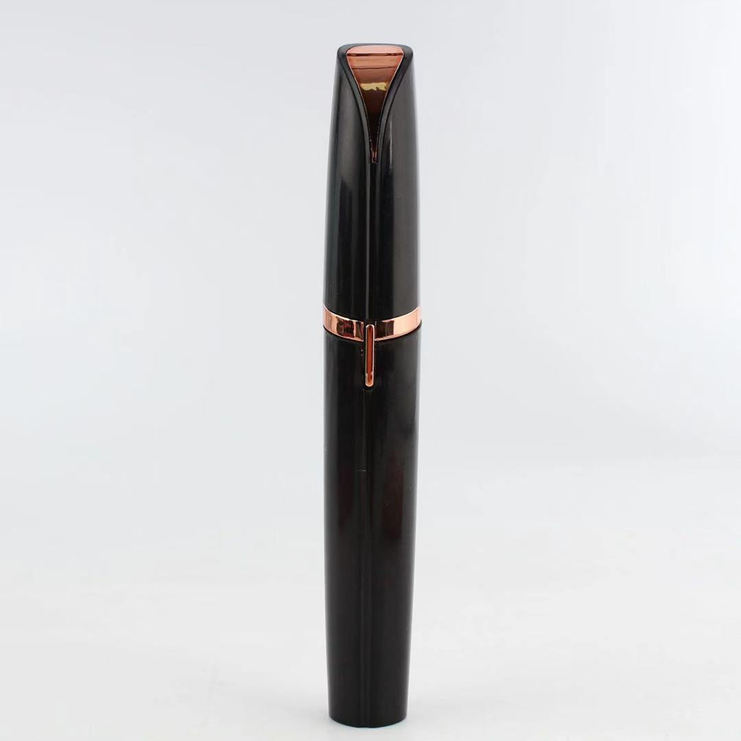 Black mini electric eyebrow trimmer