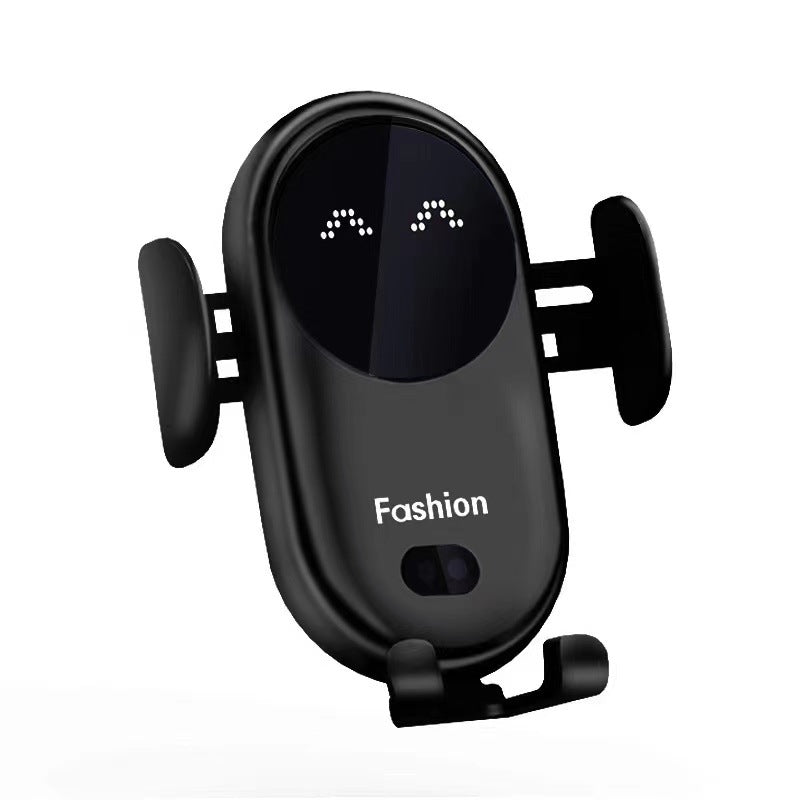 360° Car Phone Holder with 10W Wireless Charging – Auto-Clamp