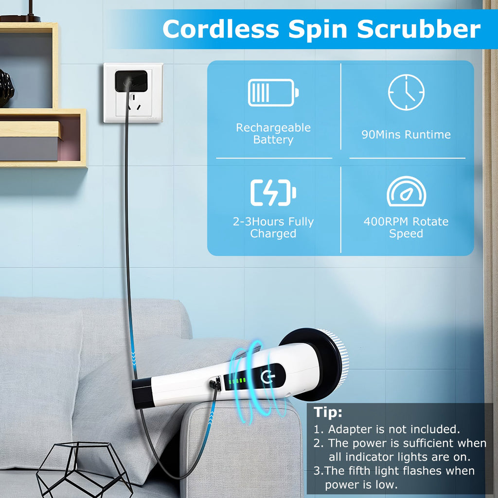 Electric Spin Scrubber