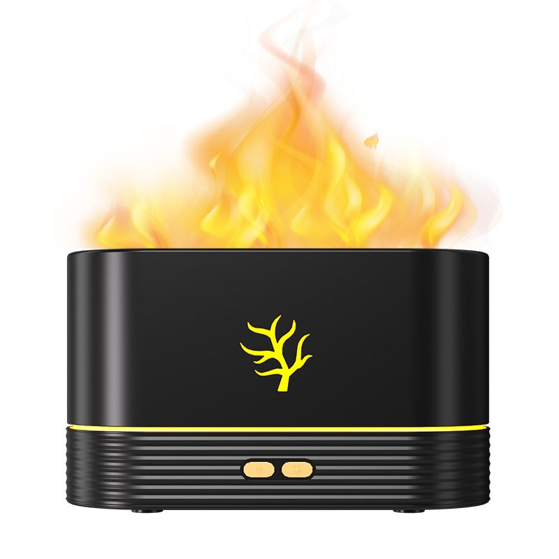 Flame Aroma Diffuser & Humidifier – USB with Timer