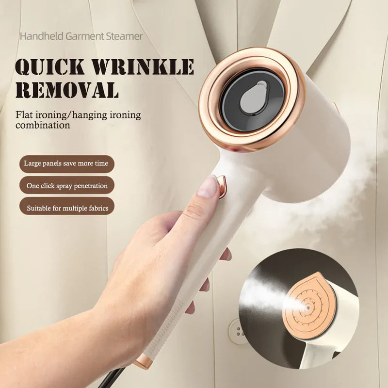 Handheld Garment Steamer – Portable Travel Steamer (US Plug)